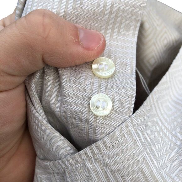 RARE Versace Shirt Big Logo Patterned Dress Shirt - Picture 12 of 12